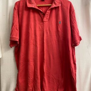 Men's Red/orange/coral/pink Polo Shirt
